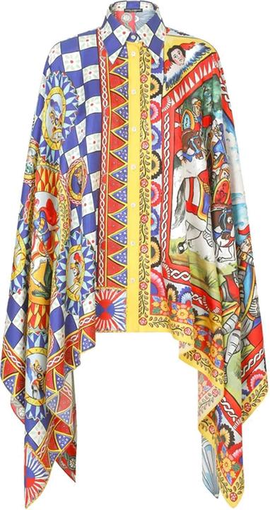 Dolce & Gabbana Carretto Poncho Shirt