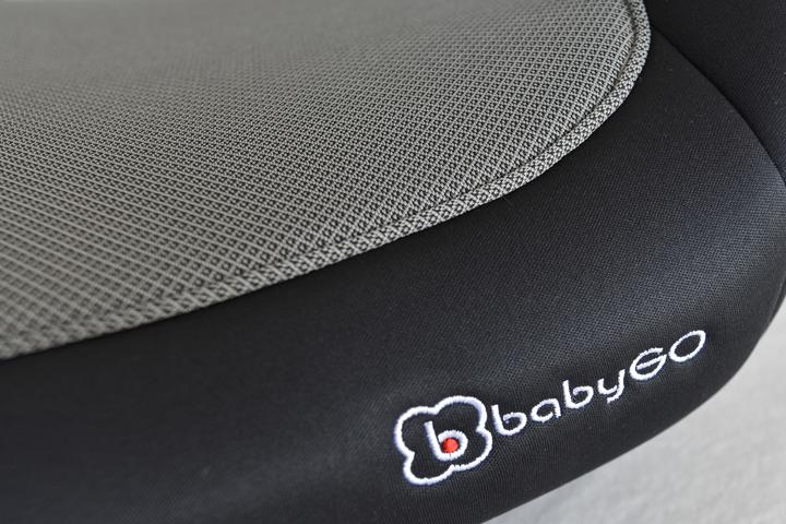 Produktbild BabyGo Booster Isize black melange (Kindersitzerhöhung, ECE R129/i-Size Norm)
