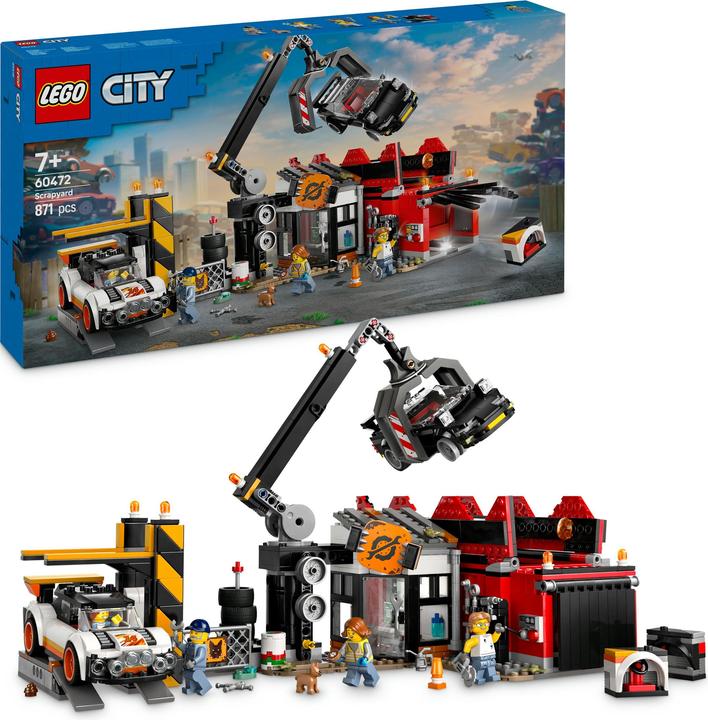 Actual product image LEGO Schrottplatz mit Autos (60472, LEGO City)