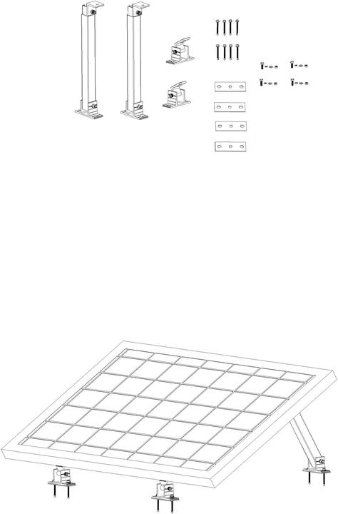 Immagine prodotto Enjoy solar Staffa (Materiale di montaggio del sistema solare)