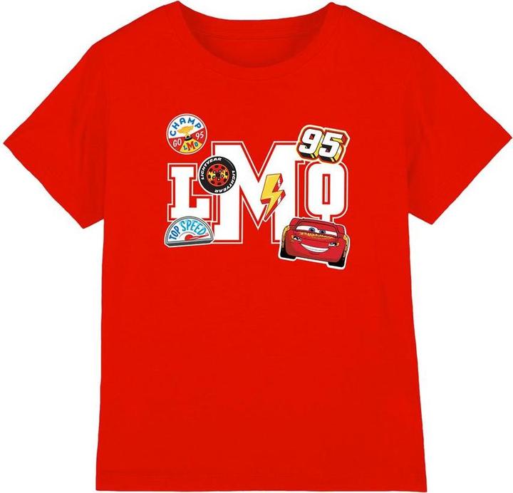 Immagine prodotto Cars LMQ Maglietta Saetta Mcqueen Bambini (140, 146)