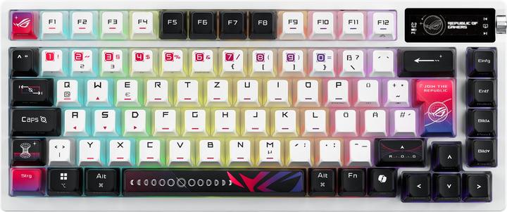 Produktbild ASUS ROG Azoth X (DE, Kabelgebunden, Kabellos)