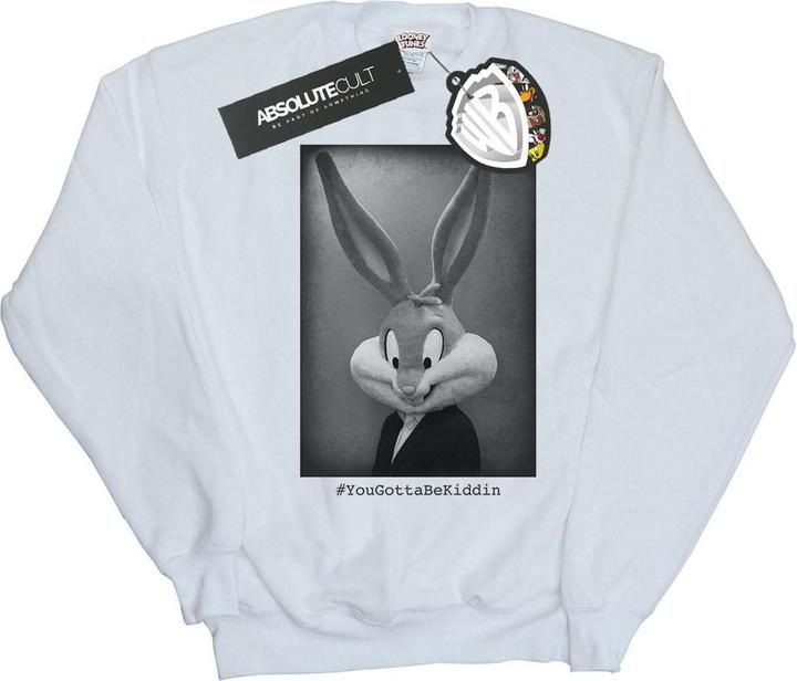 Looney Tunes Bugs Bunny Yougottabekiddin Sweatshirt (S)
