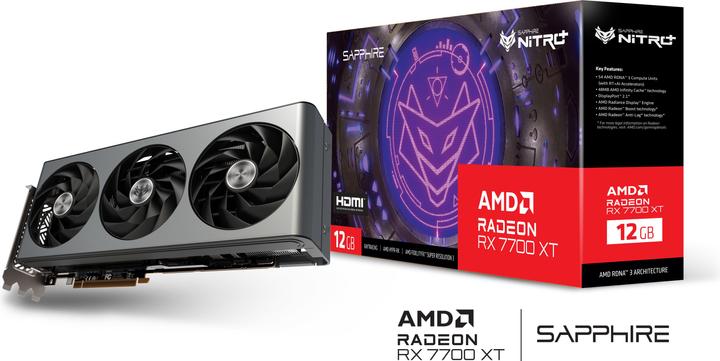 Produktbild Sapphire Nitro+ RX 7700XT (12 GB)