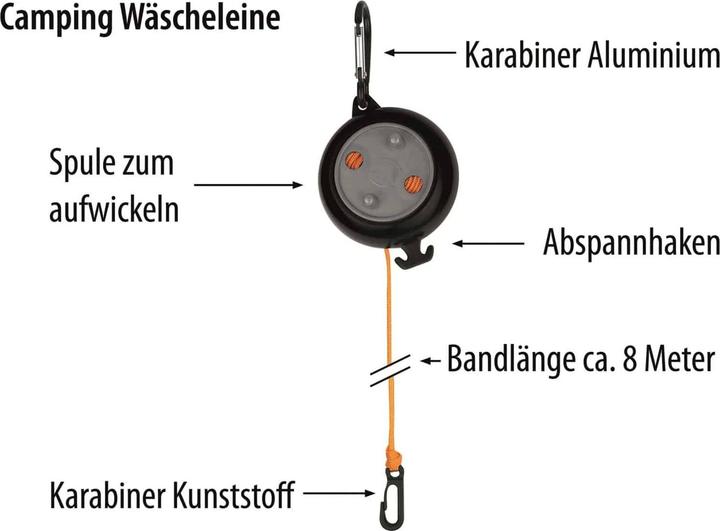 Produktbild Calima Wäscheleine 46059