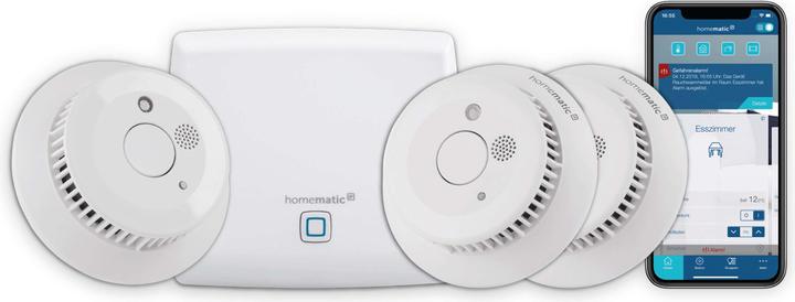 Actual product image EQ-3 Starter set smoke detector