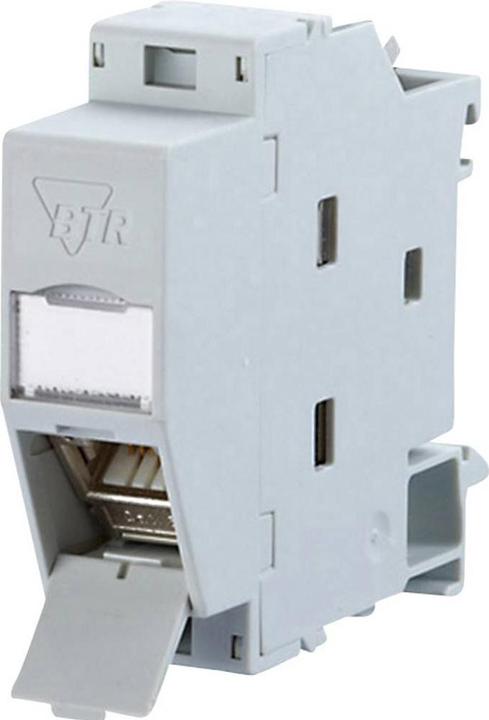 Actual product image Metz Connect REGplus IP20 C6A modul 180°M (Network cable)