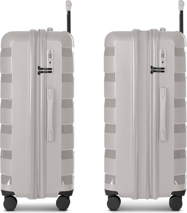 Produktbild D&N South Dakota 4 Rollen Trolley L 76 cm mit Dehnfalte (95 l, XL (ab 115l))