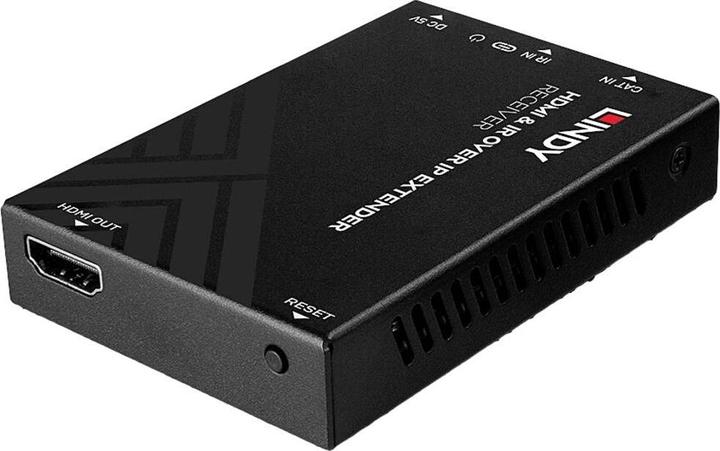 Immagine prodotto Lindy Ricevitore HDMI e IR su IP Aggiunge un altro ricevitore a un sistema extender già esistente (38398)
