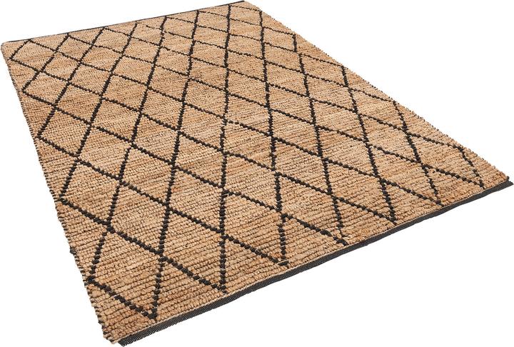 Produktbild Pergamon Naturfaser Teppich Jute Salsa Rauten (80 x 150 cm)