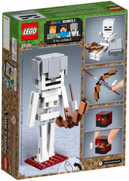 Actual product image LEGO Skeleton with magma cube (21150, LEGO Minecraft)