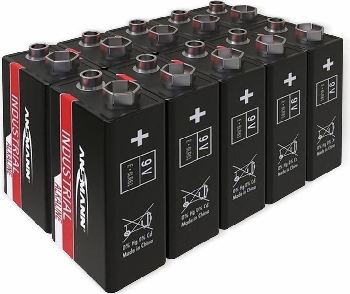 Actual product image Ansmann Industrial (10 pcs., 9V Block)