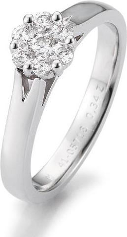 Breuning Verlobungsring Flower (57, 750/18 K Gold)
