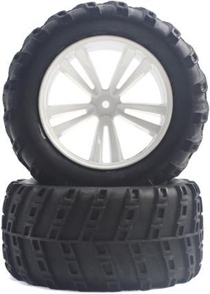 Immagine prodotto Himoto Gomme e ruote bianche per camion/camion dei mostri (31613W+31803