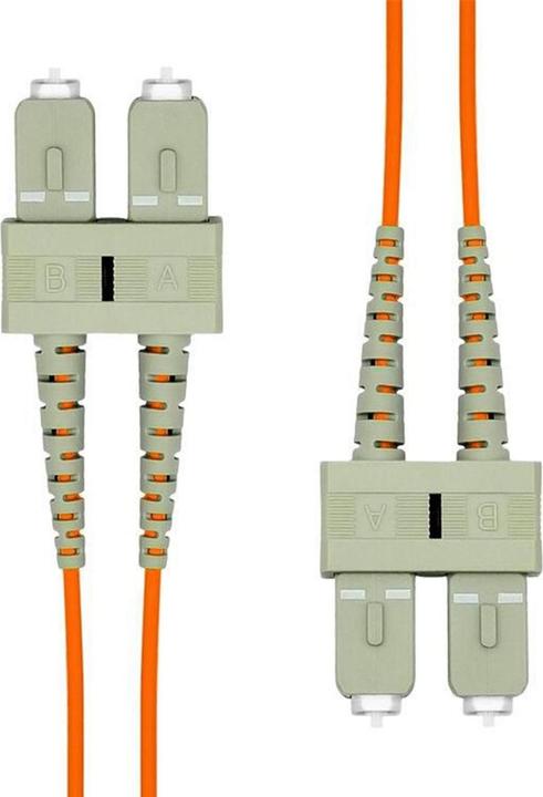 Produktbild ProXtend FO-SCSCOM1D-010 Glasfaserkabel 10 m SC/UPC LSZH OM1 Orange (U/UTP, CAT7, 10 m)