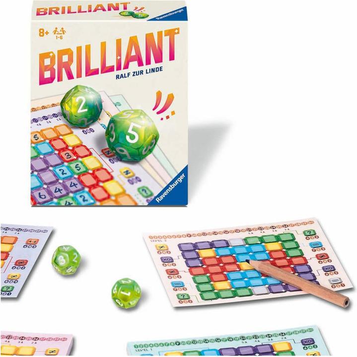 Produktbild Ravensburger 23491 - Brilliant - Spiel für Würfelfans ab 8 Jahren - Gesellschaftsspiel geeignet (Multilingual)