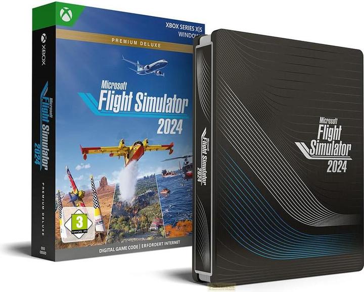 Immagine prodotto Microsoft Flight Simulator 2024 - Deluxe Steelbook (Xbox Series X, Xbox Serie S, Windows, DE)
