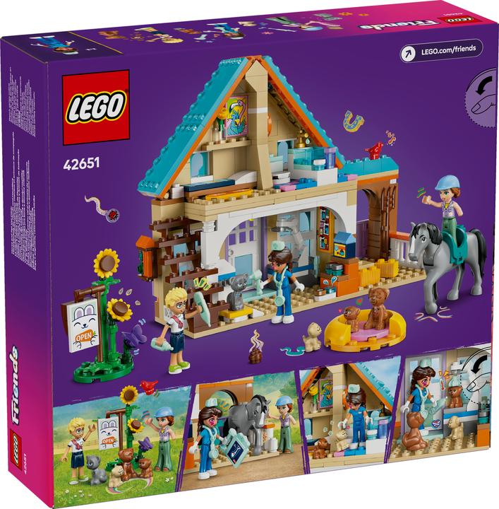 Produktbild LEGO Tierarztpraxis für Pferde und Haustiere (42651, LEGO Friends)