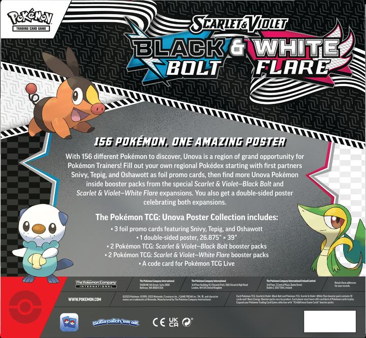 Produktbild Asmodée Scarlet & Violet: Black Bolt & White Flare Poster Collection (Booster Pack)