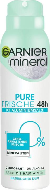 Actual product image Garnier Deo Spray Mineral Pure Active 150 ml (Spray, 150 ml)