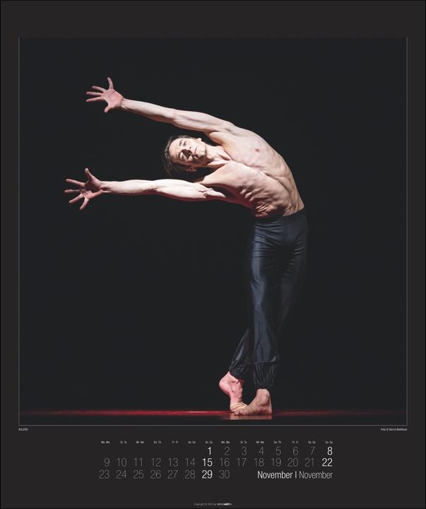 Actual product image Stuttgarter Ballett Kalender 2026 (46 x 55 cm, Hardcover, German, English)
