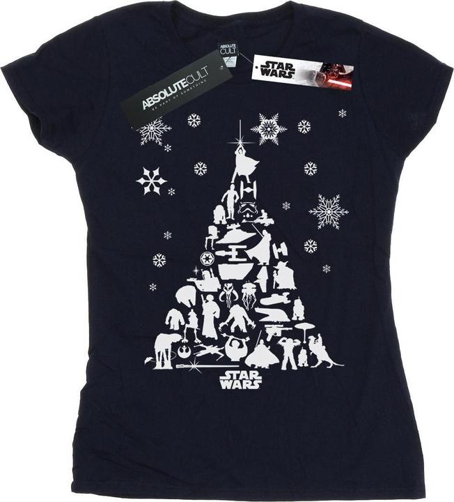 Star Wars Christmas Tree TShirt (L)