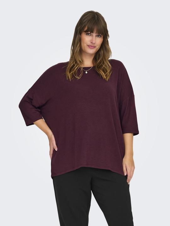 Actual product image Only Loose-fitting curvy top with 3/4-length sleeves Top (XL)