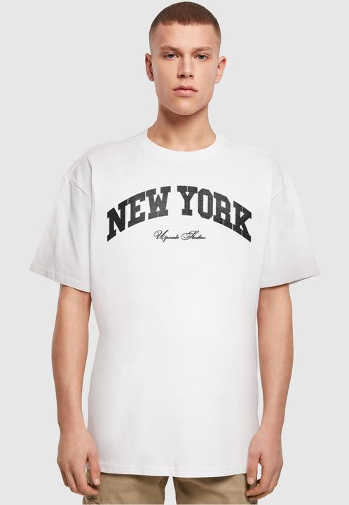 Actual product image Urban Classics New York College Oversize Tee - 126843 (4XL)