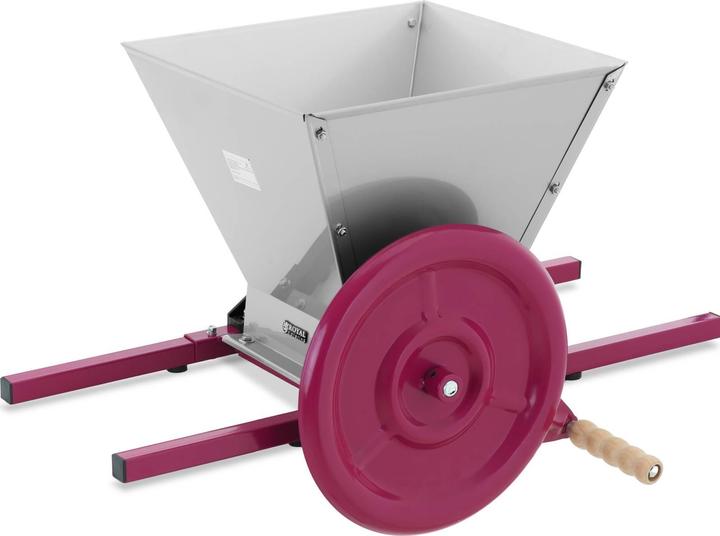 Produktbild Royal Catering Traubenmühle 27 l Beerenmühle Obstmühle Obstmuser handbetrieben Edelstahl