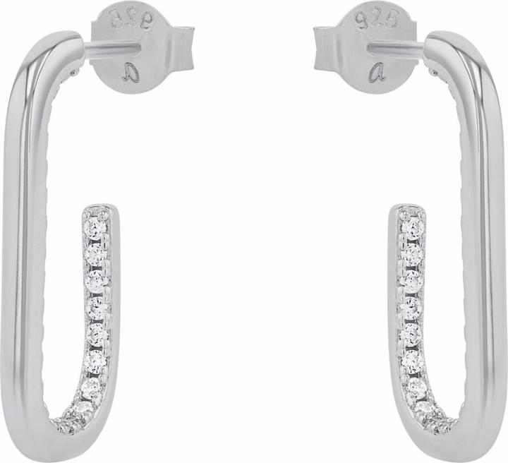 Immagine prodotto Amor Gioielli per orecchie da donna, argento 925, zirconi sintetici. (Argento 925)