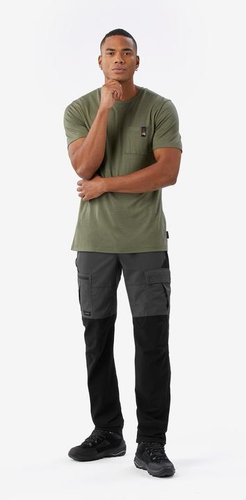Produktbild Simond Merinoshirt Herren kurzarm 100 % Merinowolle - khaki (L)