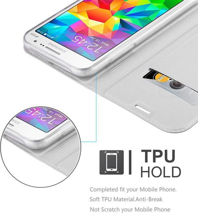 Actual product image Cadorabo Book Classy Style Cover (Samsung Galaxy Grand Prime)