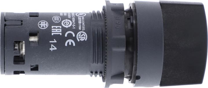 Actual product image Schneider Electric 22mm Selector Switch Black 2 Pos.1NO