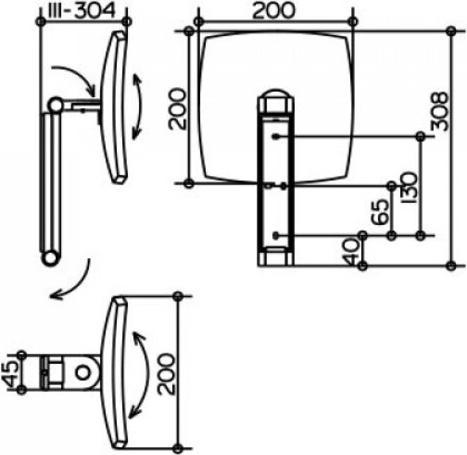 Produktbild Keuco iLook move Kosmetikspiegel, 17613, beleuchtet, 5-stufig einstellbare Lichtfarbe, Spiegelfläch