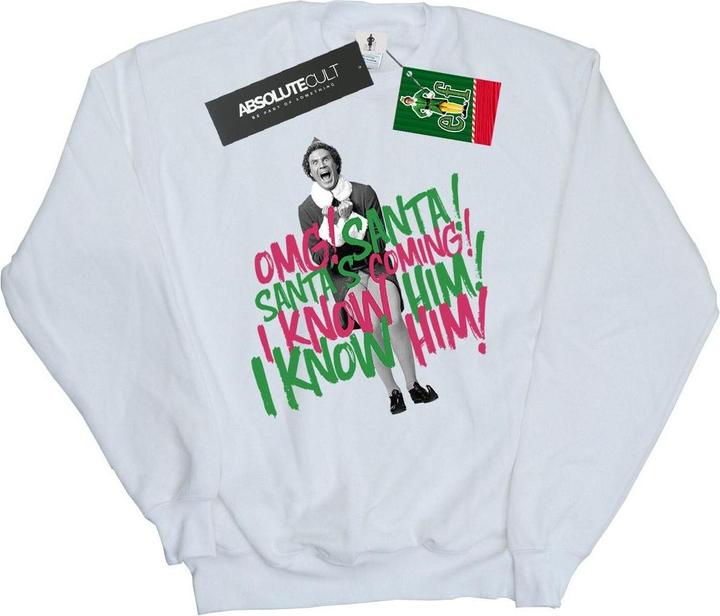 Elf Santa's Coming Sweatshirt (L)