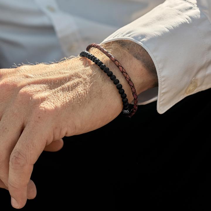 Immagine prodotto Lucleon William (19 cm, Cuoio, Argento, Grigio pietra)