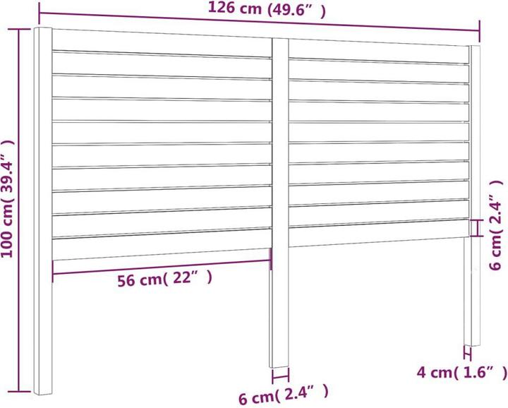 Immagine prodotto VidaXL Harriot (126 x 4 x 100 cm)