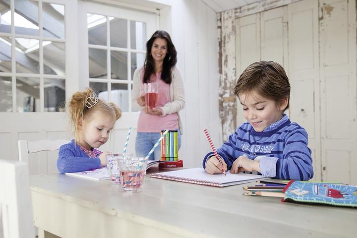 Productafbeelding STABILO Trio dik driehoekig krijt (Veelkleurig, 12 x)
