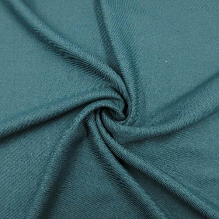 Actual product image Stoffrestposten Viscose twill - Petrol - Minimum selling quantity: 1 metre