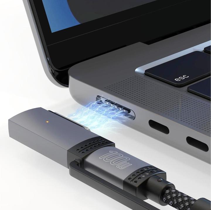 Produktbild 4smarts MagSafe 3 Adapter + USB-C Kabel (2 m, USB 3.2 Gen 1, 100 W)