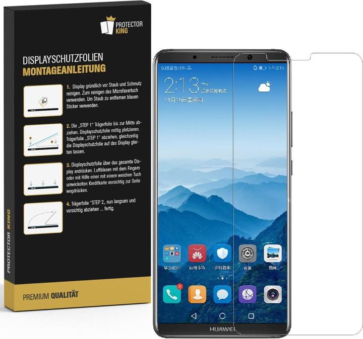 Produktbild Protectorking 3x Panzerfolie Anti-Shock HD Klar (3 Stück, Huawei Mate 10 Pro)
