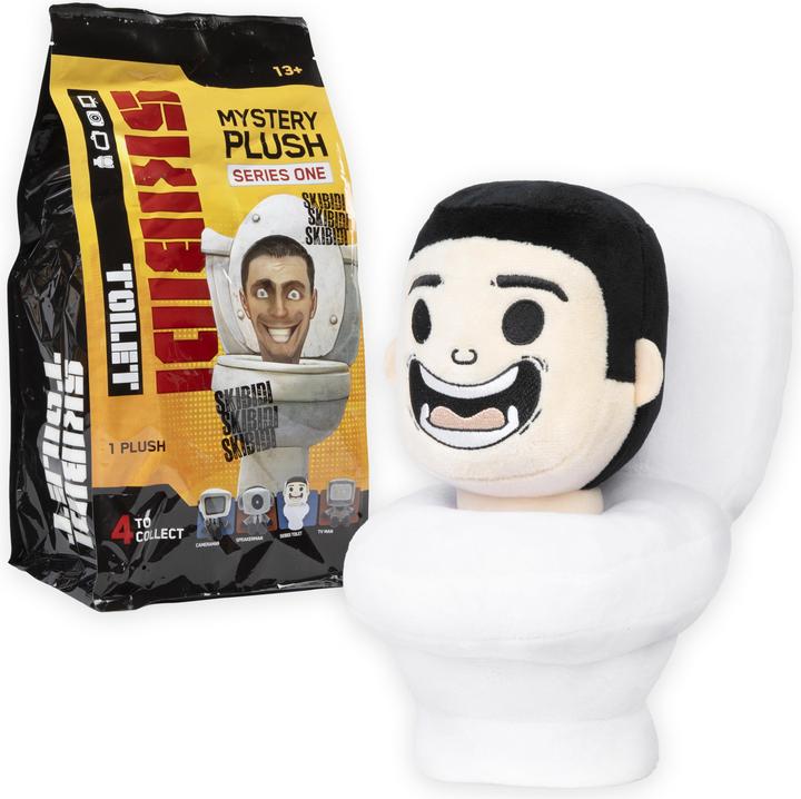 Actual product image Skibidi Toilet Mystery Plush - collectible plush, brand new collector's items, officially licensed product (37.30 cm)