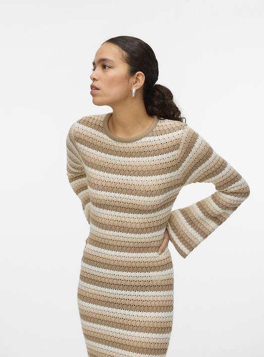 Actual product image Vero Moda VMRIHANNA Langes Kleid Strickkleid (L)