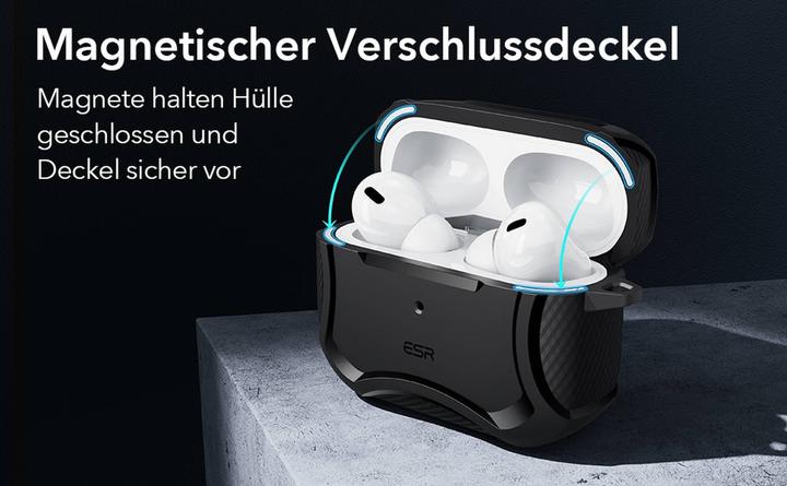 Image du produit ESR Cyber Tough Case avec HaloLock (Couvercle de l'étui de chargement)