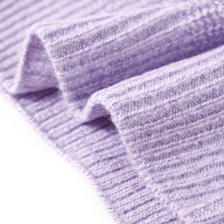 Produktbild VidaXL Kinder-Pulloverweste Gestrickt Helllila 128,Material: 67 (128)