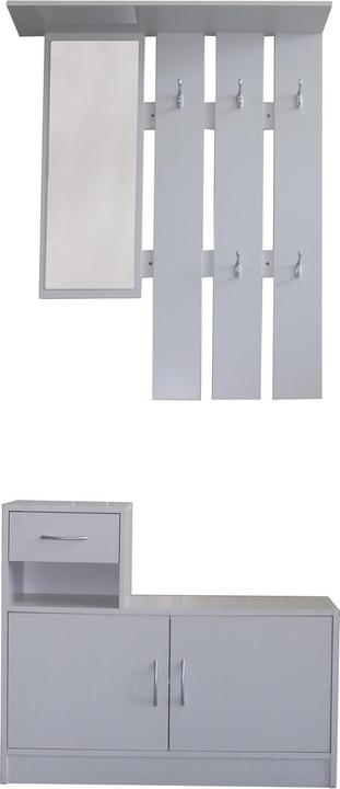 Produktbild HTI-Living Garderobenpaneel mit Schuhschrank Thekla Weiss