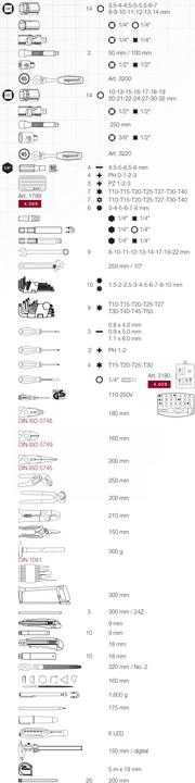 Produktbild Kraftwerk Profi-Alu-Werkzeugkoffer (263 Teile)