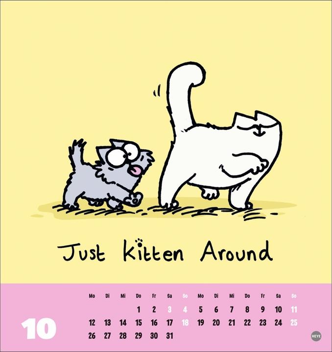 Produktbild Simons Katze Postkartenkalender 2026 (16 x 17 cm, Harter Einband, Deutsch)