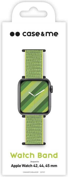Image du produit Caseme Bracelet de montre pour Apple Watch 42/44/45 mm avec fermeture velcro (Nylon)