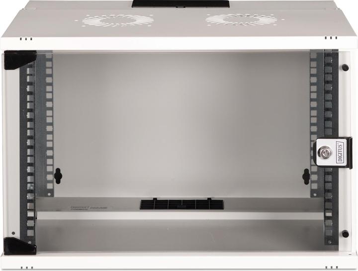 Produktbild Digitus 19" 7HE Wandgehäuse, SOHO PRO 370 x 540 x 400 mm, grau (10.86 HE, 19 Zoll Rack)